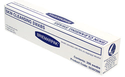 BRIEMARPAK 70% Isopropyl Alcohol Swab 200x Piece medical grade