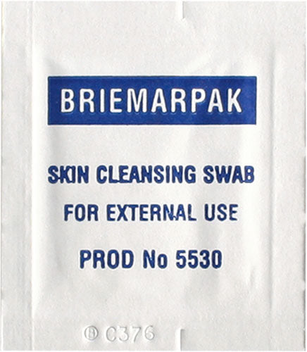 BRIEMARPAK 70% Isopropyl Alcohol Swab 200x Piece medical grade